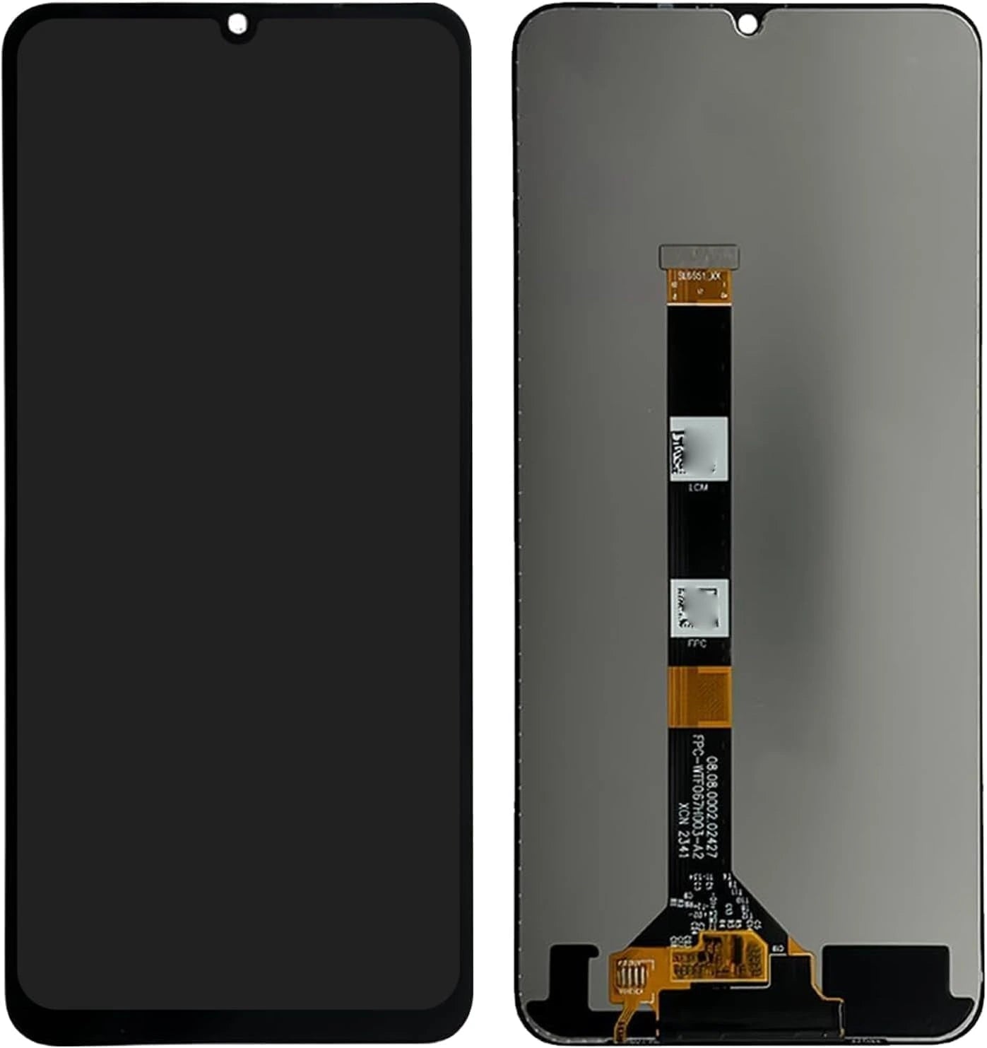 Pantalla Realme C51 / C53 / Note 50 Negra | Display LCD + Touch | Repuesto de Calidad Premium con Soporte de 90Hz y Brillo Elevado DISPLAYS