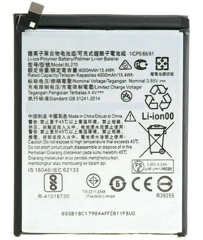 Batería Motorola Moto G6 Play / Moto E5 | Modelo HG40 | Calidad Original Premium | 4000mAh BATERIA