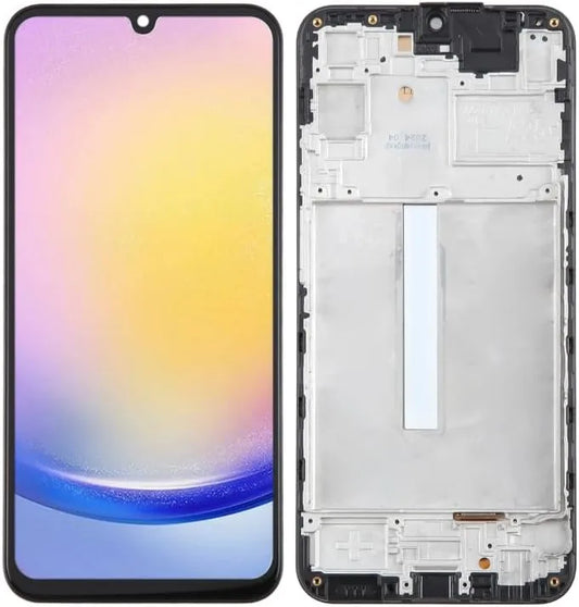 Pantalla Display Samsung Galaxy A25 5G | Con Marco | Panel Super AMOLED | Negro DISPLAYS
