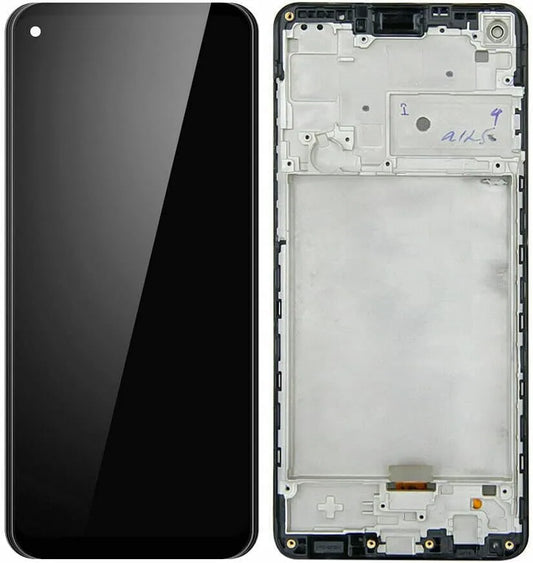 Pantalla Display Samsung Galaxy A21s (SM-A217) | Con Marco | Calidad Original | Negro DISPLAYS