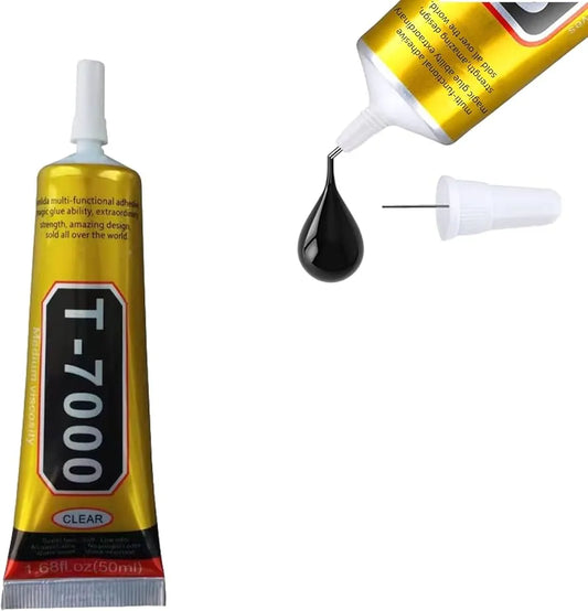 Pegamento T7000 Negro para Pantallas y Marcos | 15ml Chico | Alta Adherencia Consumibles