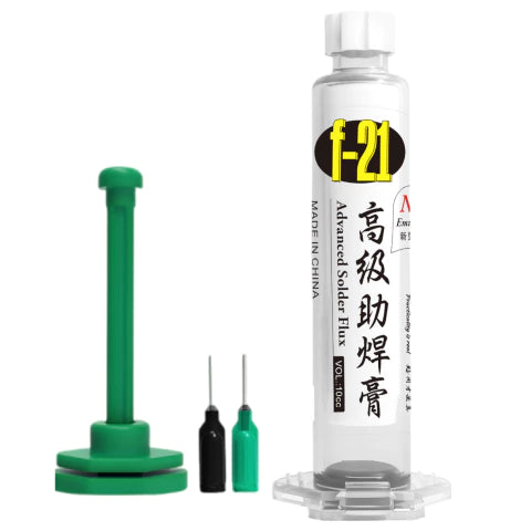 Flux en Jeringa Mechanic F-21 | Aplicación Precisa | Reparación Móvil Consumibles