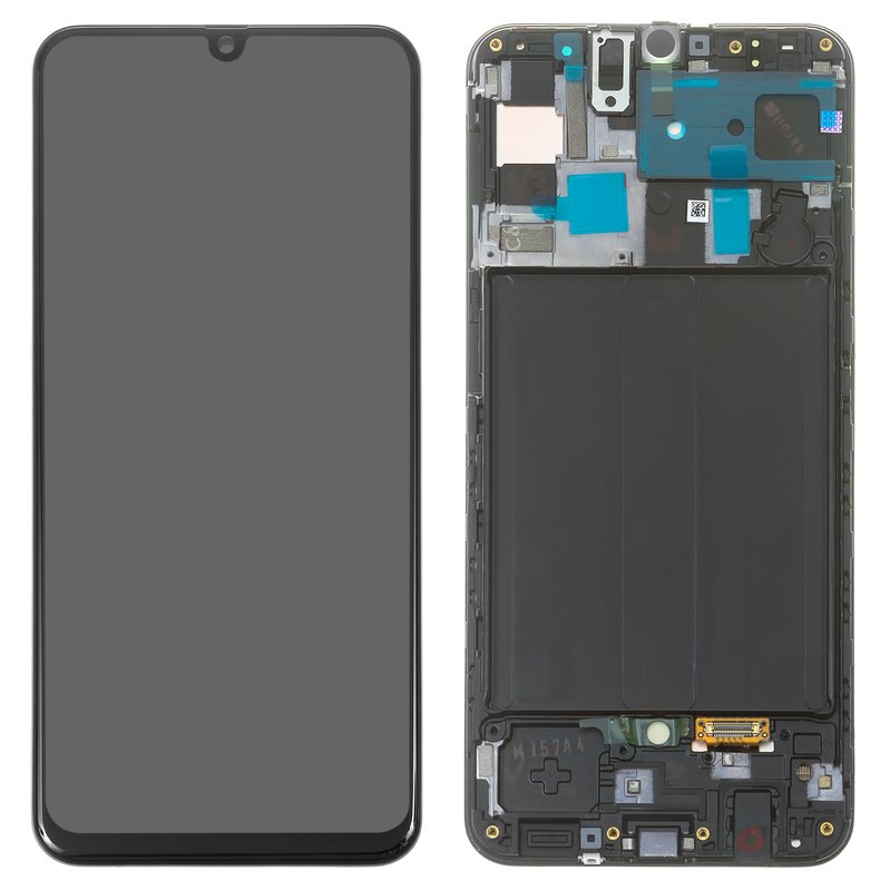 Pantalla Display Samsung Galaxy A50 (SM-A505) | Con Marco | Panel Super AMOLED | Negro DISPLAYS