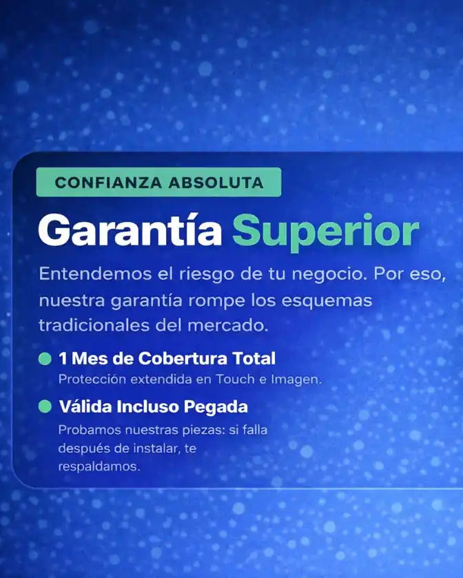 Garantía Superior TTEXOEM: 1 mes de cobertura total, válida incluso después de instalar la pieza