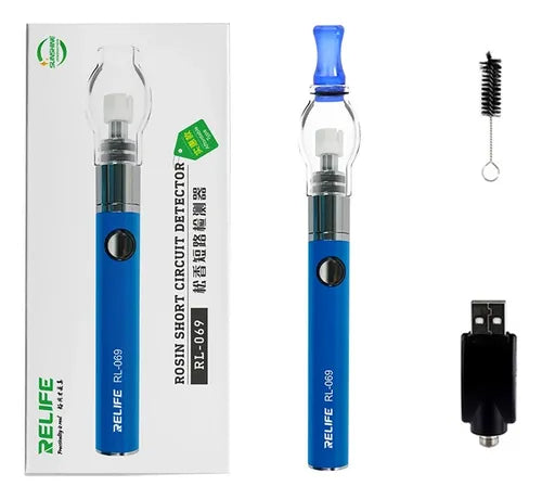 Detector de Cortocircuitos Relife RL-069B | Pluma Atomizadora de Colofonia (Rosin) | Localizador de Fallas de Alta Precisión para Microelectrónica