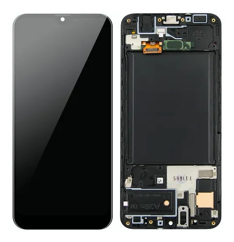 Pantalla Display Samsung Galaxy A30s (SM-A307) | Con Marco | Calidad AMOLED Premium | Negro DISPLAYS