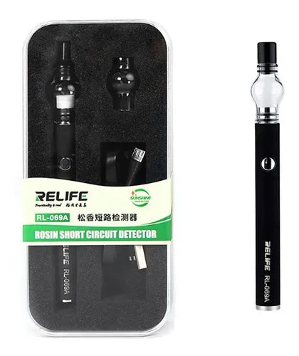Detector de Cortocircuitos Relife RL-069A | Atomizador de Colofonia (Rosin) | Localizador de Fallas en Placa Base sin Multímetro