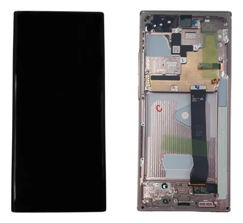 Pantalla Display Samsung Galaxy Note 20 Ultra (N985 / N986) | Calidad Recortada | Con Marco | Negro DISPLAYS