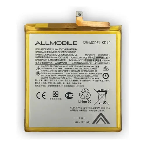 Batería Motorola Moto G8 Play | Código KG40 | Calidad Original | 4000mAh BATERIA