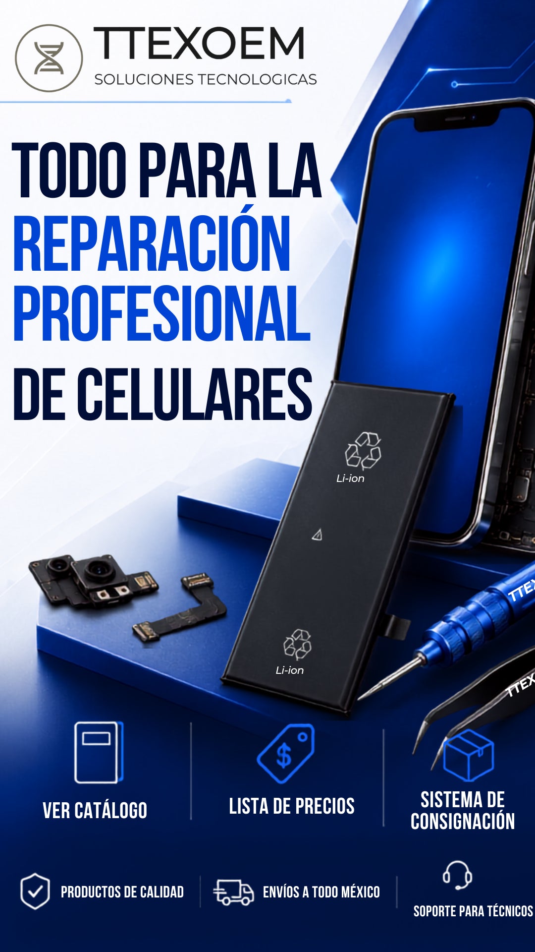 Refacciones para celulares