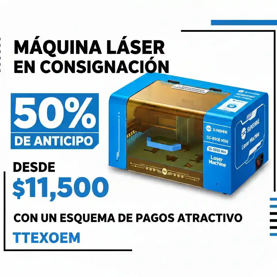 Maquina laser consigancion