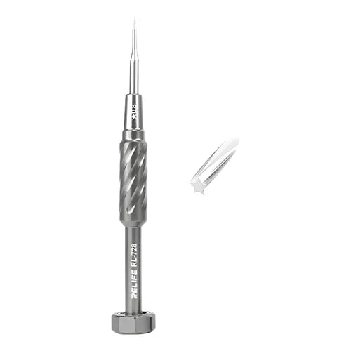 Destornillador Relife RL-728 Cruz 2.5 (Standoff) | Especial para Tornillos Internos de iPhone Consumibles
