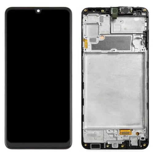 Display Samsung A22 4G | Con Marco | Tecnología Incell High-Definition | Negro DISPLAYS