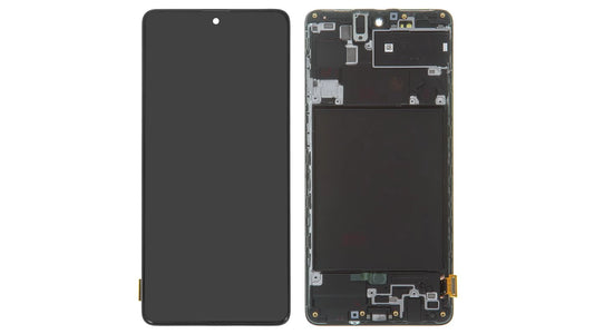 Pantalla Display Samsung Galaxy A71 4G (SM-A715) | Con Marco | Calidad Incell Slim | Negro DISPLAYS