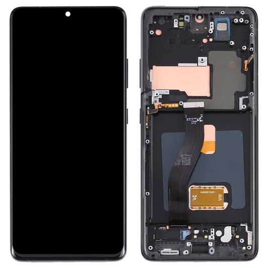 Display Samsung S21 Ultra SM-G998B / SM-G998U Incell Con Marco Negro DISPLAYS