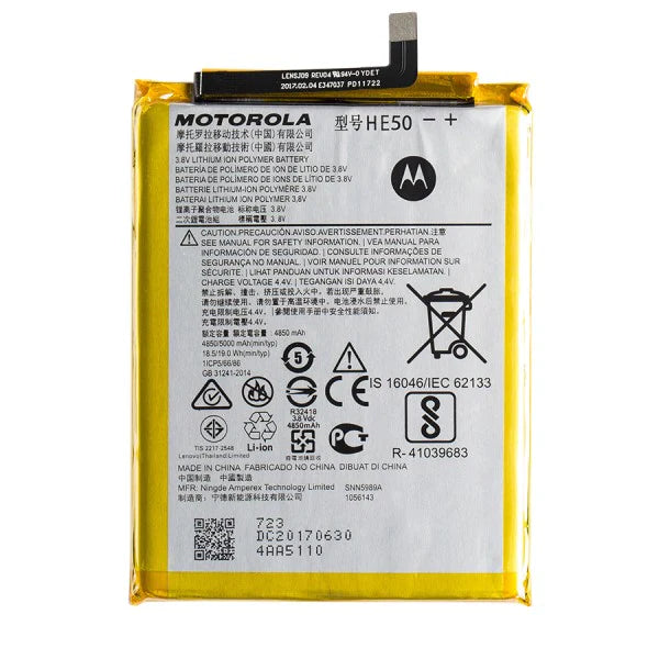 Batería Motorola Moto E4 Plus / E5 Plus | Código HE50 | Calidad Original | 5000mAh BATERIA