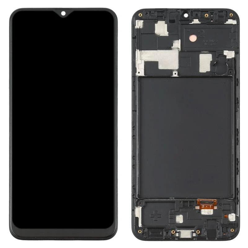 Pantalla Display Samsung Galaxy A20 | Con Marco | Panel Super AMOLED | Negro DISPLAYS