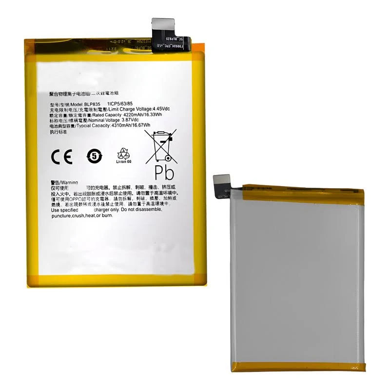 Batería Oppo Reno 5 Lite | Modelo BLP835 | 4220mAh Calidad Original Premium