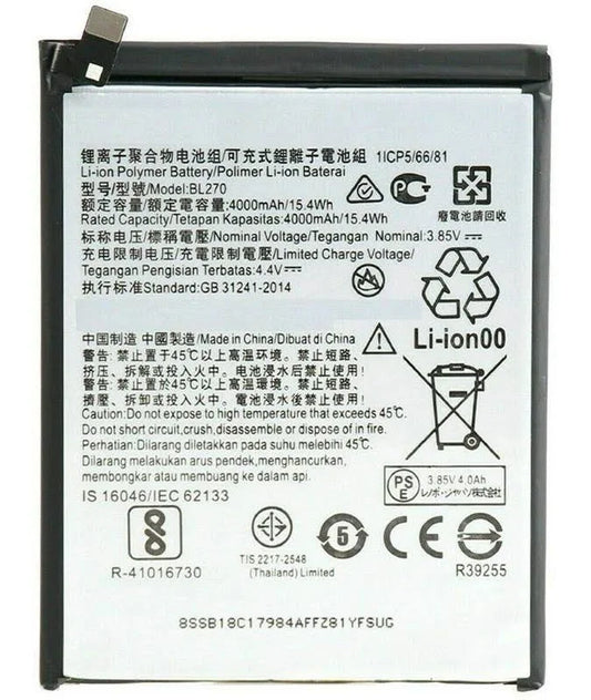Batería Motorola Moto G6 Play / Moto E5 | Modelo HG40 | Calidad Original Premium | 4000mAh BATERIA